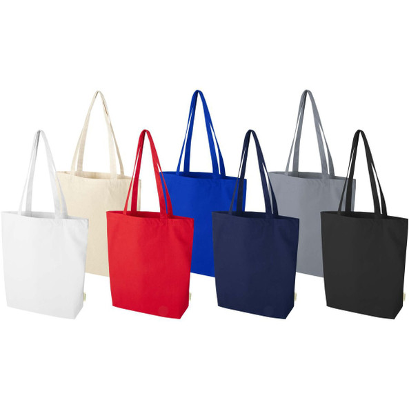 Odisha 270 g/m² OCS organic tote bag 10L  - EgotierPro 120786