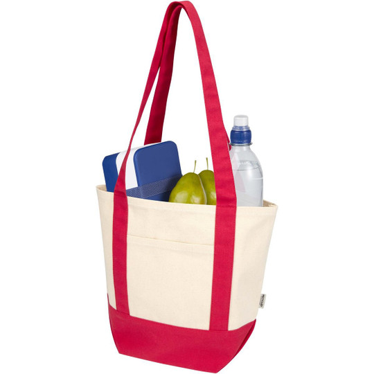 Sam 320 g/m² GRS recycled mini cotton tote bag - EgotierPro 120800