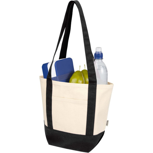 Sam 320 g/m² GRS recycled mini cotton tote bag - EgotierPro 120800