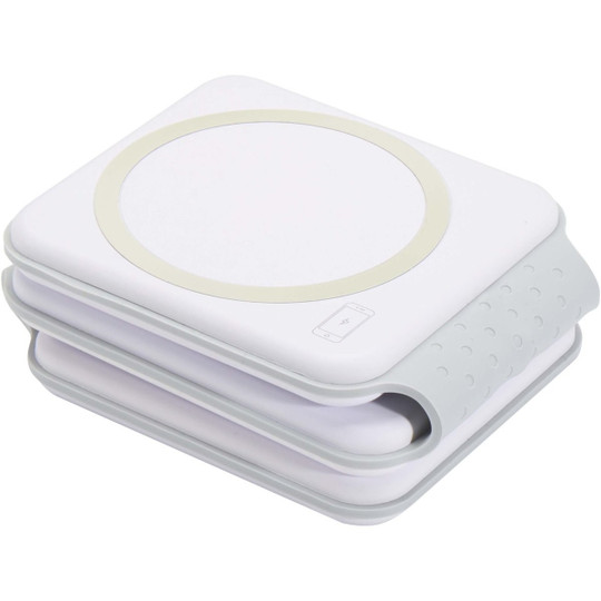 Armus 3-in-1 15W recycled plastic foldable wireless charger - EgotierPro 124498