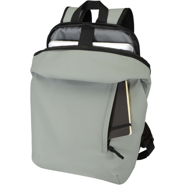 Resi Plus 15" GRS recycled anti-theft backpack 18L - EgotierPro 130109