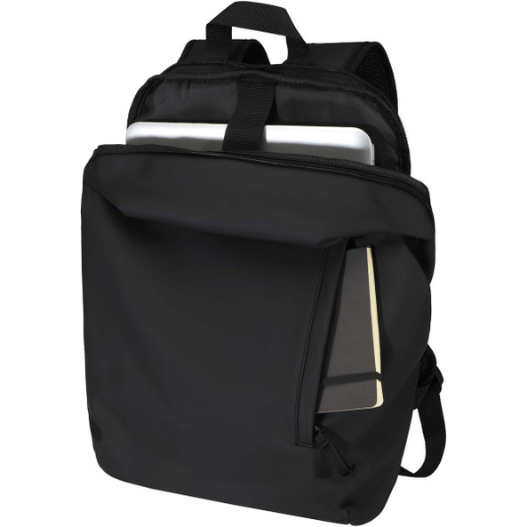 Resi Plus 15" GRS recycled anti-theft backpack 18L - EgotierPro 130109
