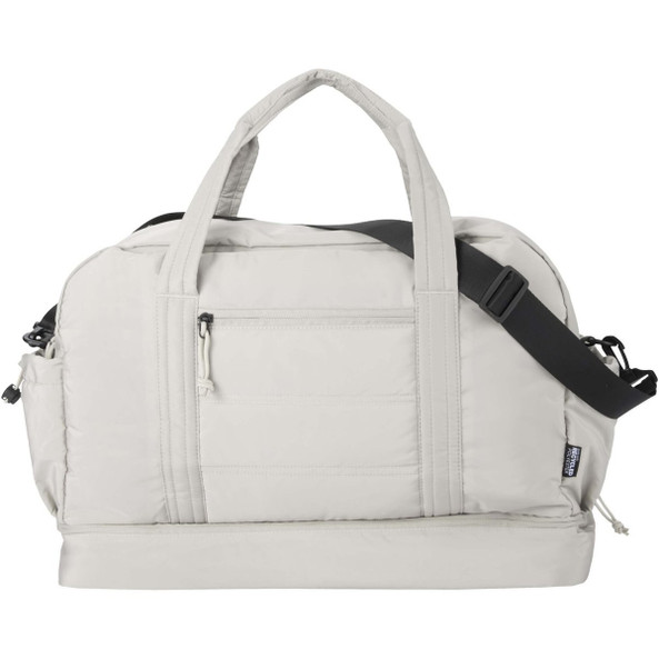 Puffer GRS recycled duffel bag with insulated bottom 30L  - EgotierPro 130115