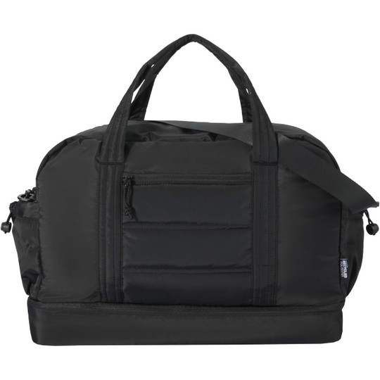 Puffer GRS recycled duffel bag with insulated bottom 30L  - EgotierPro 130115