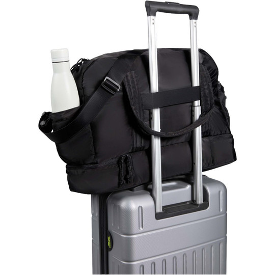 Puffer GRS recycled duffel bag with insulated bottom 30L  - EgotierPro 130115
