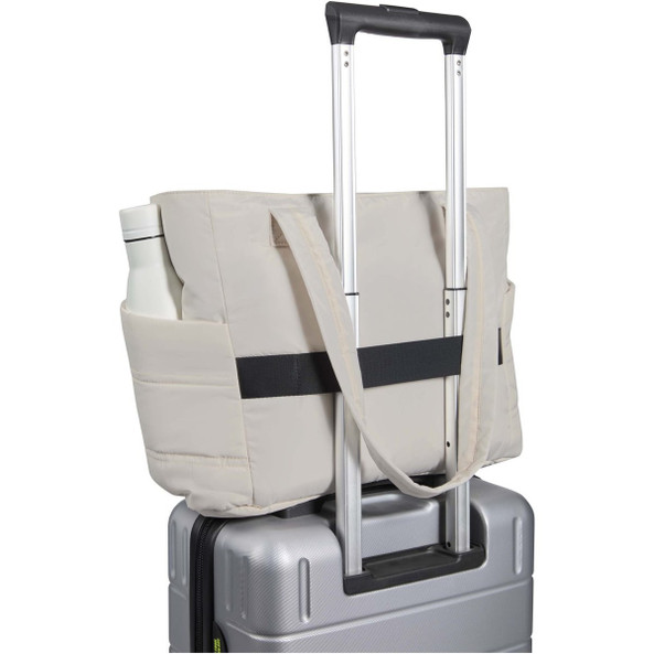 Puffer 15.6" GRS recycled laptop tote bag 18L  - EgotierPro 130116