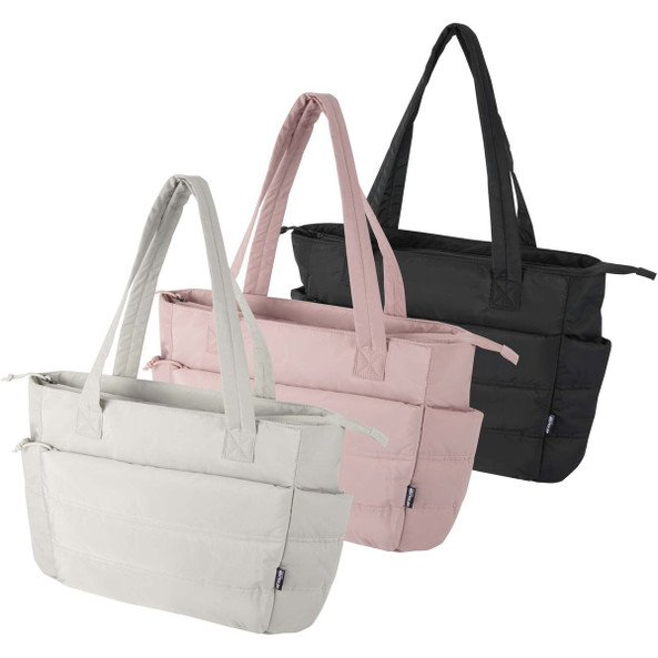 Puffer 15.6" GRS recycled laptop tote bag 18L  - EgotierPro 130116