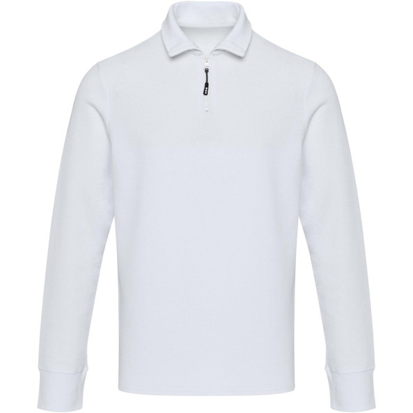 Elevate 39551 - Zeus uniseks half-zip poloshirt met lange mouwen