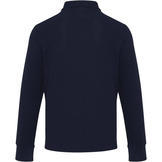 Elevate 39551 - Zeus langærmet unisex polo med halv lynlås