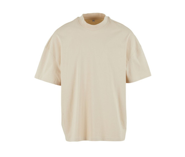 BUILD YOUR BRAND BY230 - OVERSIZED MOCK NECK TEE