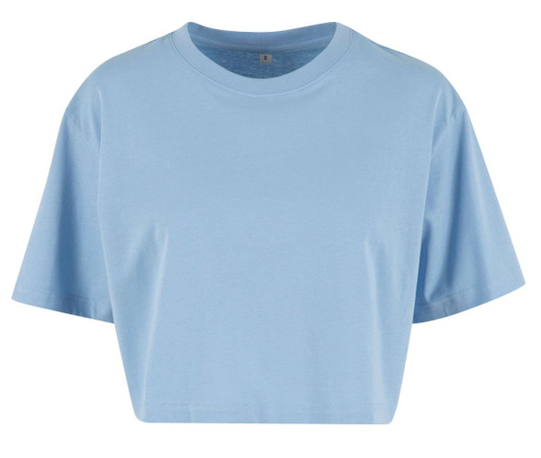 BUILD YOUR BRAND BY264 - DÁMSKÉ KRÁTKÉ OVERSIZED TRIČKO