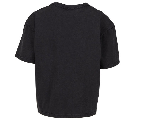 BUILD YOUR BRAND BY435 - Vintage oversized cropped T-shirt