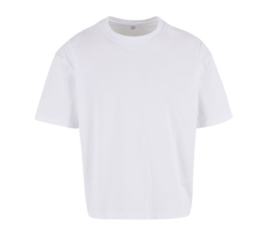 BUILD YOUR BRAND BY439 - Oversized cropped tee-shirt