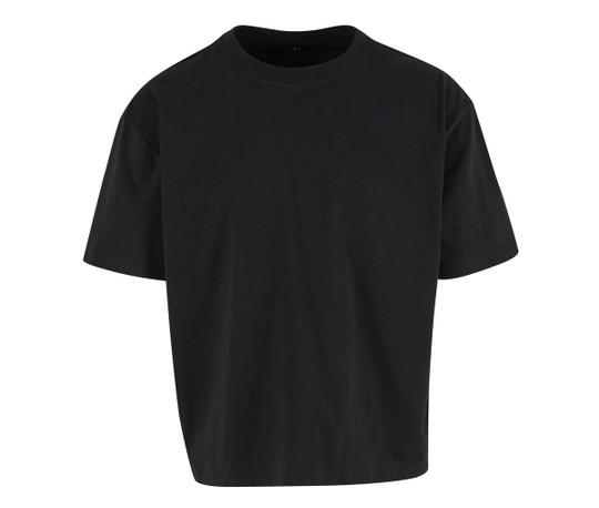 BUILD YOUR BRAND BY439 - Oversized cropped tee-shirt