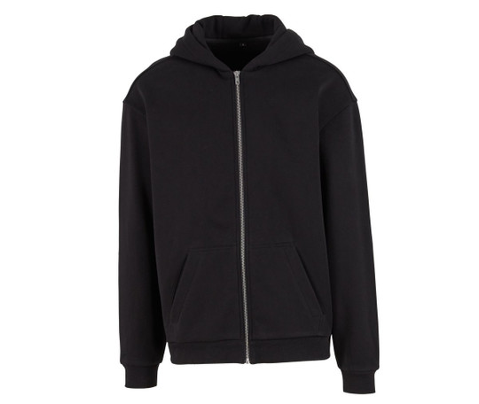 BUILD YOUR BRAND BY443 - Oversized zip-up hoodie