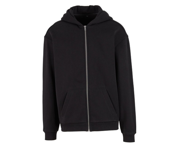 BUILD YOUR BRAND BY443 - Oversized zip-up hoodie