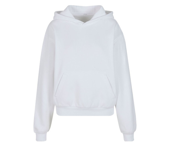 BUILD YOUR BRAND BY444 - Oversized hooded sweatshirt for women
