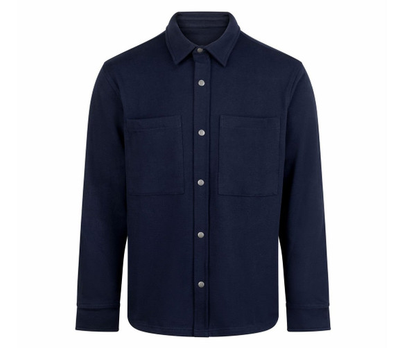 FRONT ROW FR056 - Piqué-knit overshirt