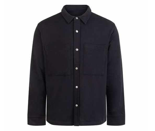 FRONT ROW FR056 - Piqué-knit overshirt