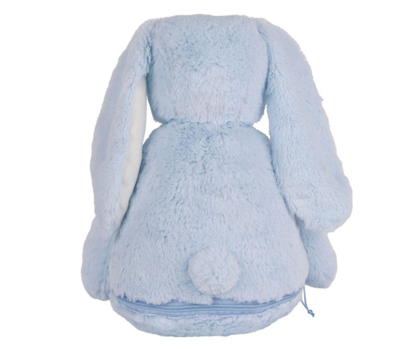 MUMBLES MM050 - Peluche lapin avec ouverture zippée