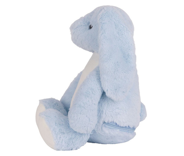 MUMBLES MM050 - Peluche lapin avec ouverture zippée