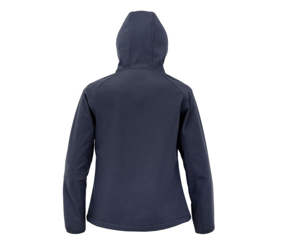 RESULT RS911F - RECYCLED 3-LAYER PRINTABLE HOODED SOFTSHELL