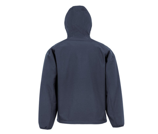 RESULT RS911M - RECYCLED 3-LAYER PRINTABLE HOODED SOFTSHELL