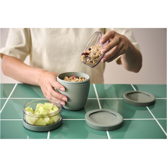 Mepal 113143 - Ellipse Dreiteiliger, 500 ml + 2 x 200 ml isolierter Lunchpot