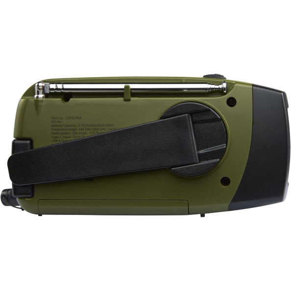 Avior RCS recycled plastic emergency radio - EgotierPro 124514