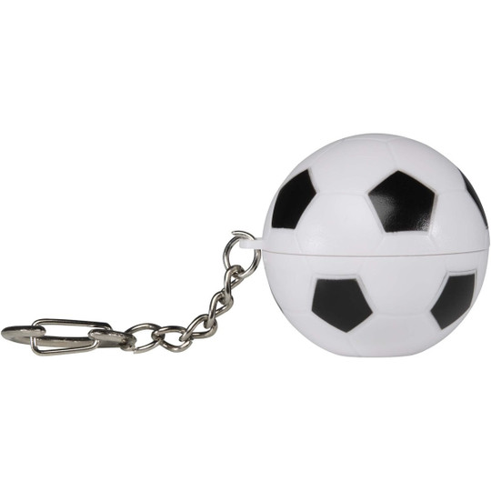 Rami football-shaped vanilla lip balm with SPF 15 and keychain - EgotierPro 126414