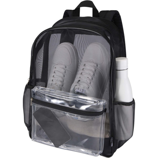 Sac à dos en matériaux recyclés certifiés GRS Mesh de 18 L - EgotierPro 130137