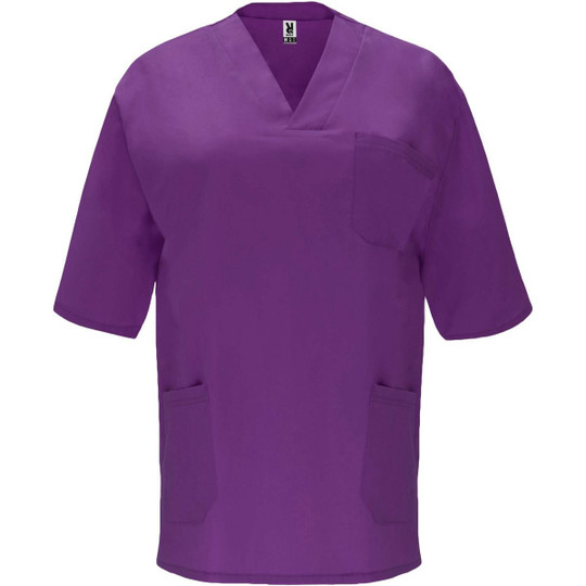 Roly WRK R9098 - Panacea 160 g/m2 bluzka do pracy unisex z krótkim rękawem