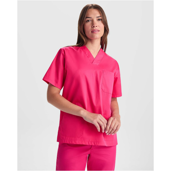 Roly WRK R9098 - Panacea lyhythihainen unisex-työpaita 160 g/m2