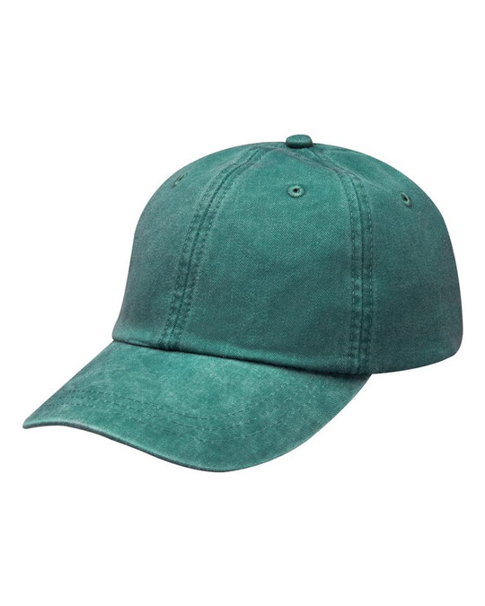 Adams Headwear LP101 - Gorra tipo dad hat teñida con pigmentos de Optimum