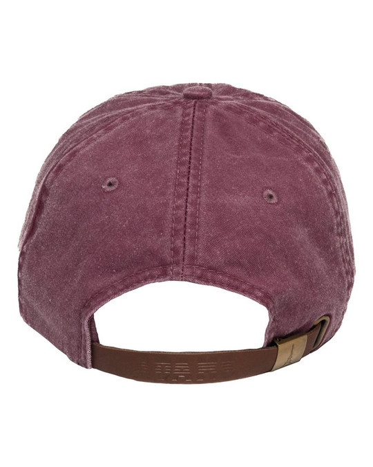 Adams Headwear LP101 - Gorra tipo dad hat teñida con pigmentos de Optimum