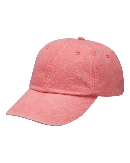 Adams Headwear LP101 - Gorra tipo dad hat teñida con pigmentos de Optimum