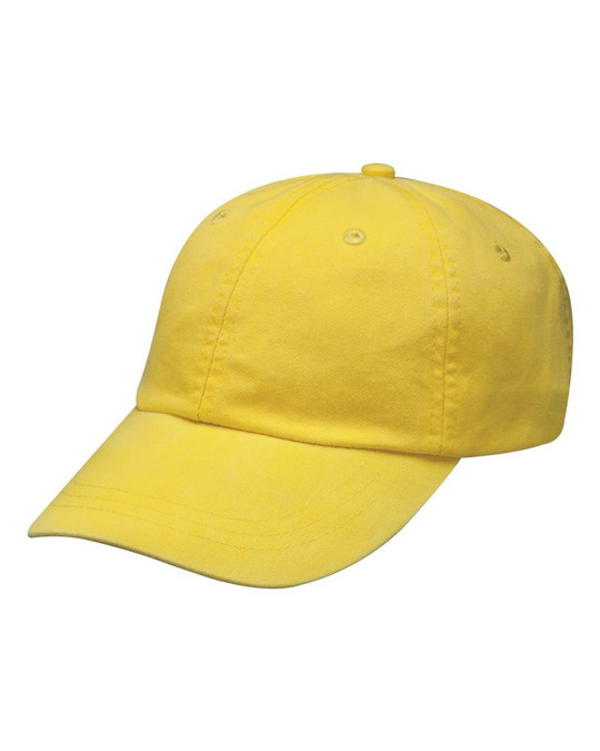 Adams Headwear LP101 - Gorra tipo dad hat teñida con pigmentos de Optimum
