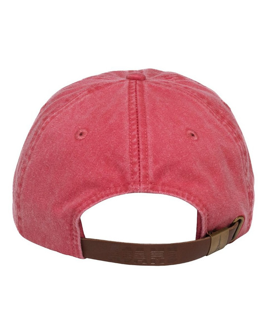 Adams Headwear LP101 - Gorra tipo dad hat teñida con pigmentos de Optimum
