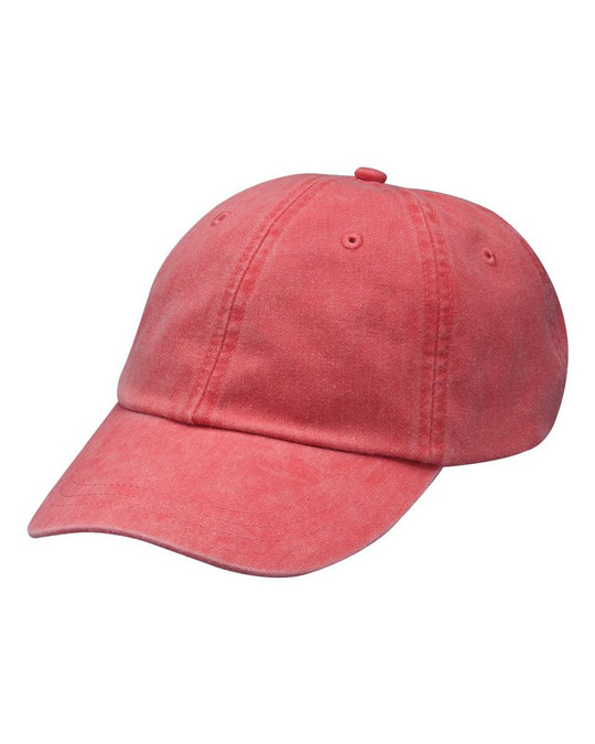 Adams Headwear LP101 - Gorra tipo dad hat teñida con pigmentos de Optimum
