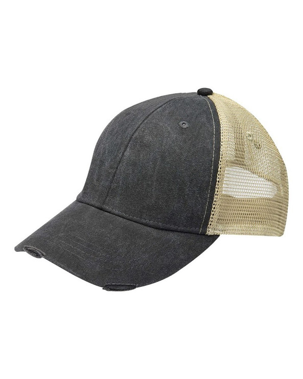 Adams Headwear OL102 - Ollie Distressed Trucker Cap