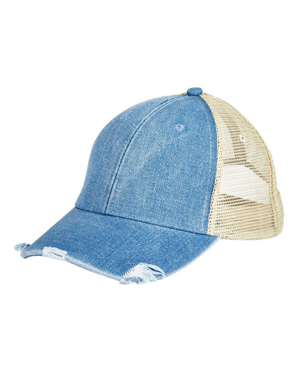 Adams Headwear OL102 - Ollie Distressed Trucker Cap