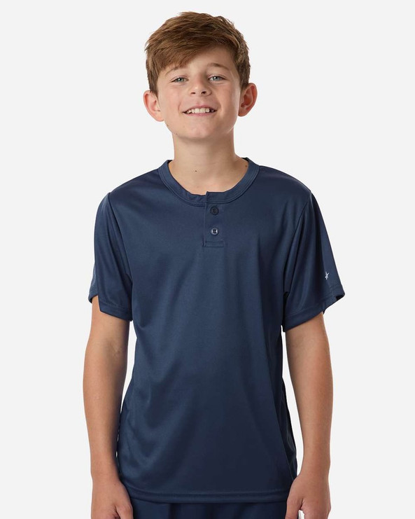 Alleson Athletic 2930 - Youth B-Core Placket Jersey