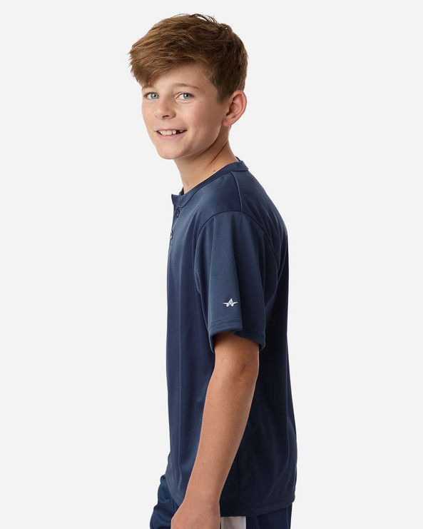 Alleson Athletic 2930 - Youth B-Core Placket Jersey