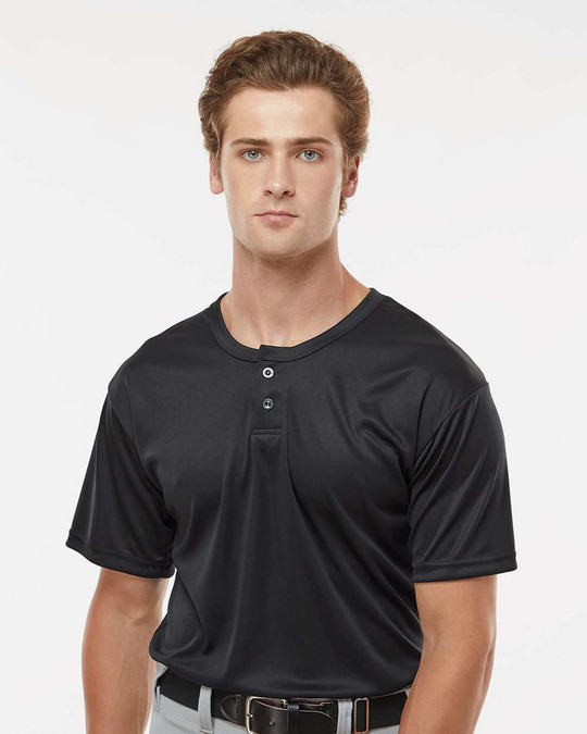 Alleson Athletic 7930 - Men's B-Core Placket Jersey