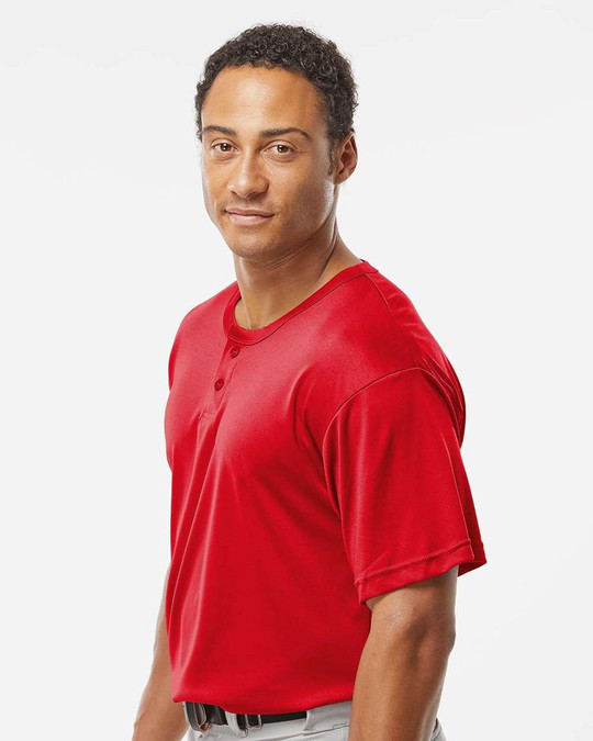 Alleson Athletic 7930 - Men's B-Core Placket Jersey