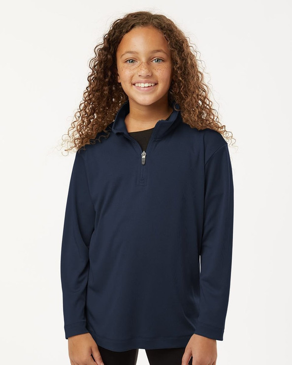 AllPro 41870Y - Jersey con cremallera Pro-Lock Youth Performance Quarter-Zip