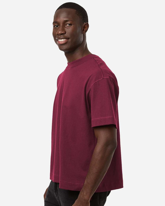 American Apparel 13ML0 - Camiseta unisex de algodón de alto gramaje de longitud media