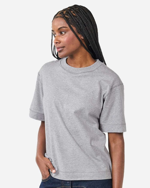 American Apparel 13ML0 - Camiseta unisex de algodón de alto gramaje de longitud media