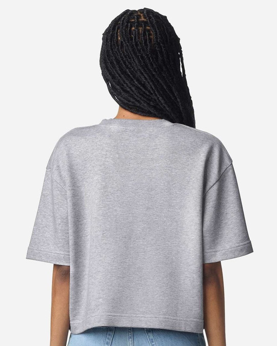 American Apparel FTCB0 - Women's French Terry Mid-Length Boxy Top