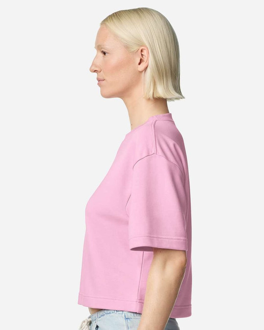American Apparel FTCB0 - Women's French Terry Mid-Length Boxy Top